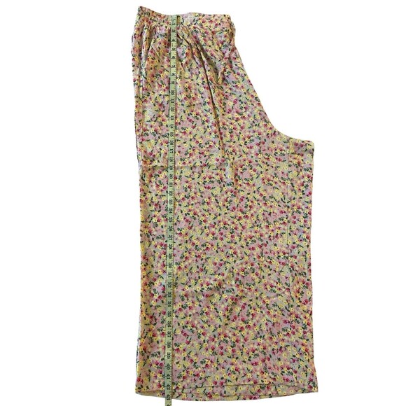 Torrid Women’s Plus 4 Cropped Wide Leg Pants Floral Print Lightweight - Picture 8 of 10